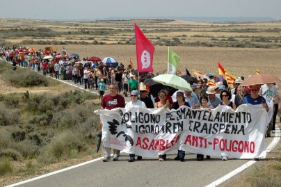 XXV Marcha contra el polgono de tiro de las bardenas